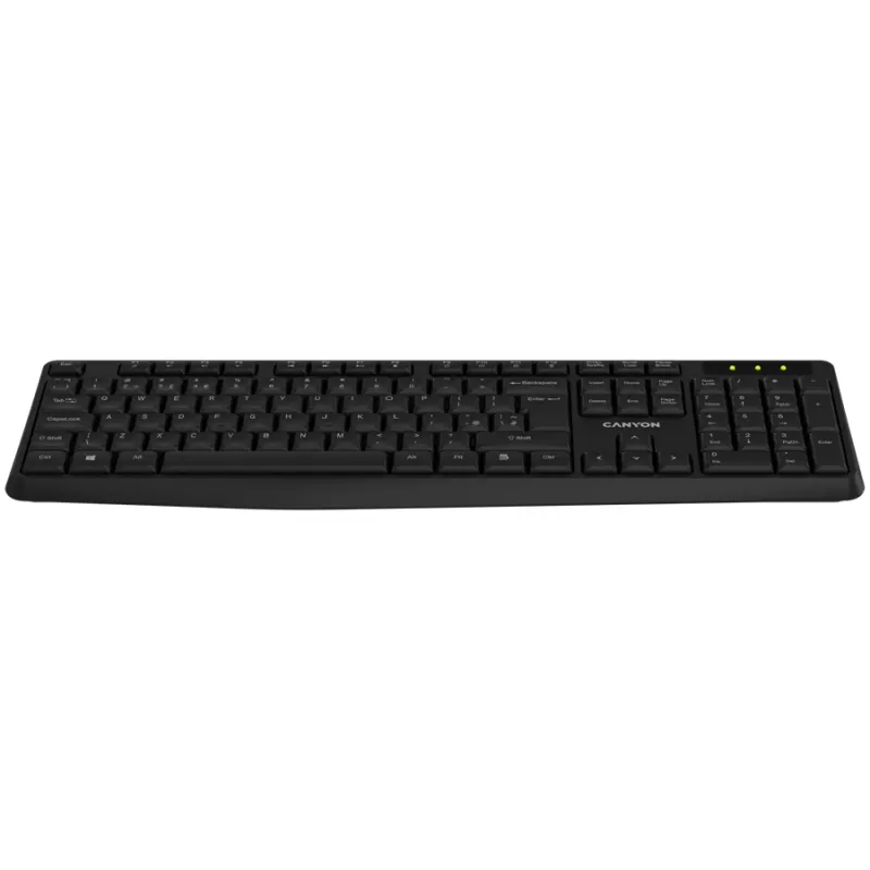 CANYON Keyboard KB-W01 Wireless Black