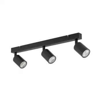 LAMP SPOT LIGHT TOP GU10 3X10W BK