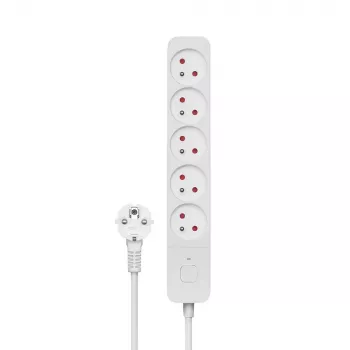 SAVIO Pagarinātājs 5 Kontaktligzdas 3m Melns