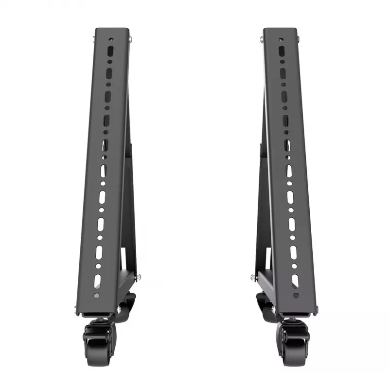 Maclean MC-183 Mobilais TV grīdas statīvs/ratiņi, 37-80 inch, VESA 800x400, 75kg, Riteņi ar bloķēšanu, Melns