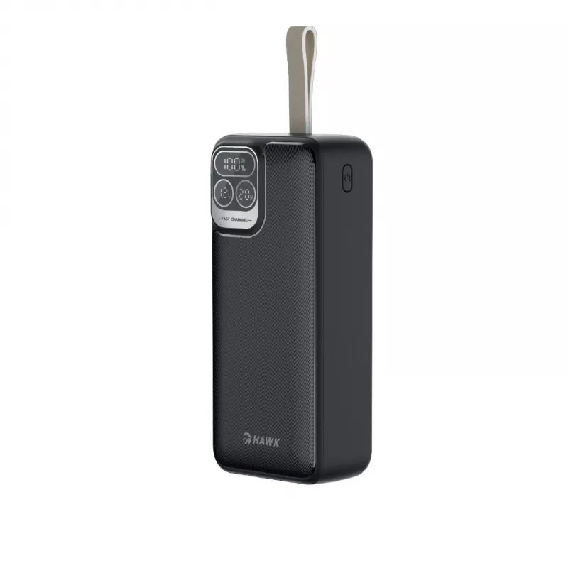 Hawk HW-PB30000 Power Bank 30000mAh Melns