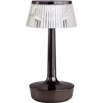 MiLagro EASY LED galda lampa melna, 5W, 300lm, 3 līmeņu regulēšana, skārienpanelis, elastīga roka, USB uzlāde