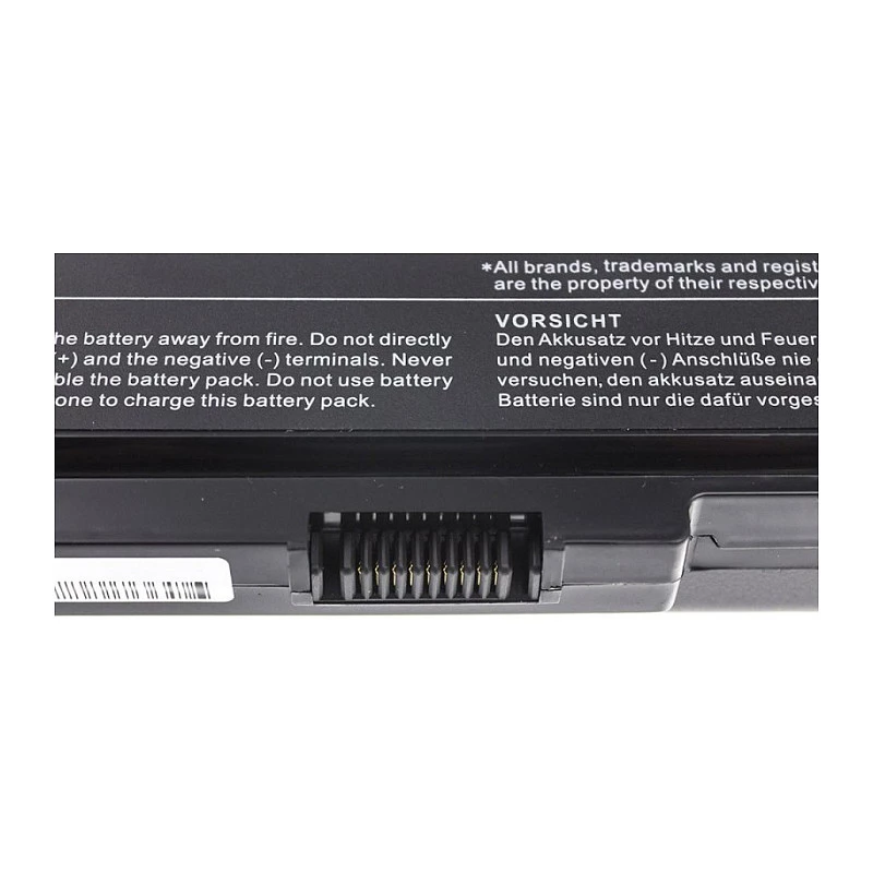 Green Cell PRO klēpjdatora akumulators Toshiba Satellite U500 L750 A650 C650 C655 PA3817U-1BRS 11.1V 6600mAh 9-šūnu Melns
