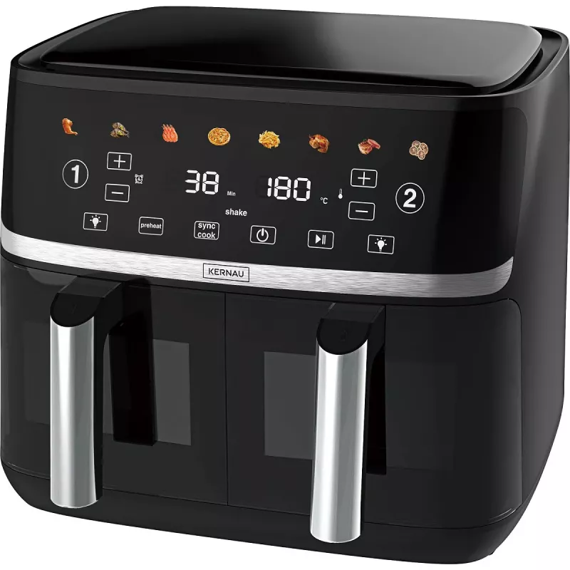 Kernau KSAF 1017 EB Duo 10.2 L Melns Divu Grozu Gaisa Cepējs