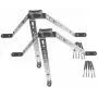 DELTA OPTICAL OMP-50R45-70 Sienas skava antenas mastam, cinkots tērauds, 50 mm nobīde, 45-70 mm masta diametrs