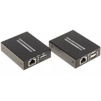 HDMI & USB KVM pagarinātājs 4K@60Hz 70m pa Cat6/7