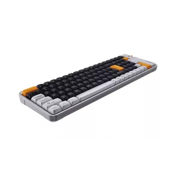 KRUX Zyro 96% mehāniskā tastatūra Gateron Yellow PRO RGB Tri-Mode Melna