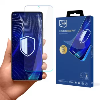 3MK PROTECTION Poco F6 Pro - 3mk FlexibleGlass Pro hibrīds ekrāna aizsargs