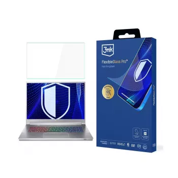 3MK PROTECTION FlexibleGlass Pro ekrāna aizsargs Acer Predator Triton 300 SE 14 (PT314-51s) - Hibrīda stikls, 7H cietība, 0,3 mm, caurspīdīgs