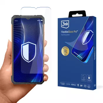3MK PROTECTION Cubot KingKong Ace 3 - 3mk FlexibleGlass Pro hibrīda stikla ekrāna aizsargs