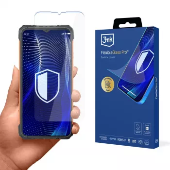 3MK PROTECTION Cubot KingKong Ace 3 - 3mk FlexibleGlass Pro hibrīda stikla ekrāna aizsargs