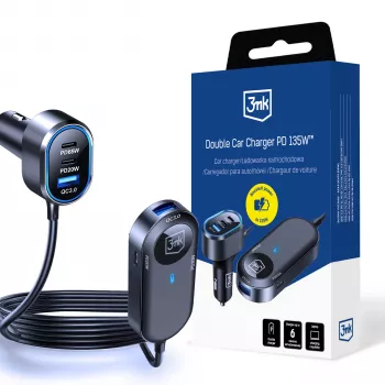 3MK Double Car Charger 135W