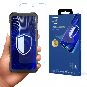 3MK PROTECTION Cubot KingKong Star 2 - 3mk FlexibleGlass Pro hibrīda stikla ekrāna aizsargs
