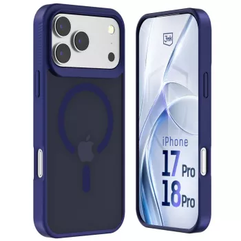 3MK PROTECTION Apple iPhone 17 Pro Max Hardy Hazy MagCase Blue