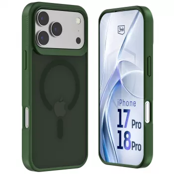 3MK PROTECTION Apple iPhone 17 Pro - 3mk Hardy Hazy MagCase Green