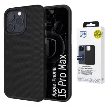 3MK PROTECTION Apple iPhone 15 Pro Max Hardy Shockproof MagCase - Caurspīdīgs