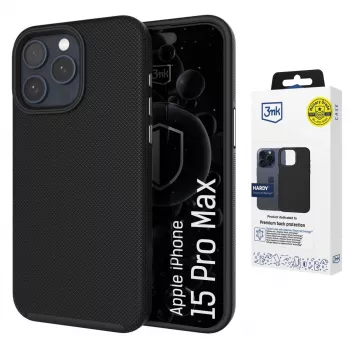 3MK PROTECTION Apple iPhone 15 Pro Max Hardy Shockproof MagCase - Caurspīdīgs