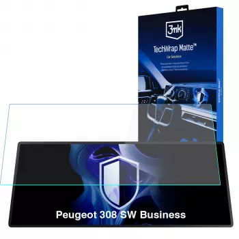 3MK PROTECTION Peugeot 308 SW Business - 3mk TechWrap Matēts Centrālā Displeja Aizsargs