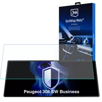 3MK PROTECTION Peugeot 308 SW Business - 3mk TechWrap Matēts Centrālā Displeja Aizsargs