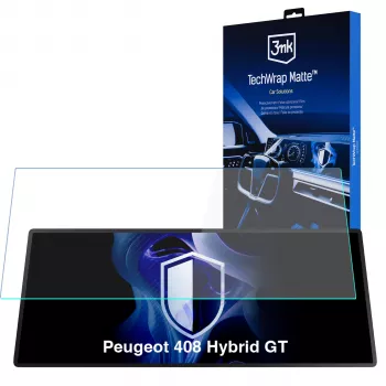 3MK PROTECTION Peugeot 408 Hybrid GT - 3mk TechWrap Matte Center Display Screen Protector