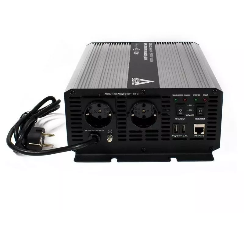AZO DIGITAL Nepārtrauktās barošanas avots (UPS + AVR) 12V UPS-2000SR 2000VA 1400W Line-Interactive