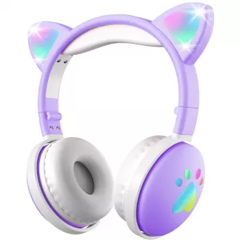 MOZOS KID DOG Bezvadu austiņas bērniem Violeta