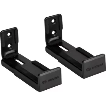 MOZOS SWM2 Soundbar Wall Mount – Melns, Tērauds, 15 kg ietilpība