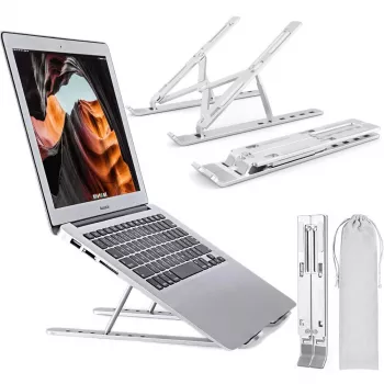 MOZOS N3 SV Ergonomic Aluminum Laptop Stand for 10-17.3 inch Laptops, Silver