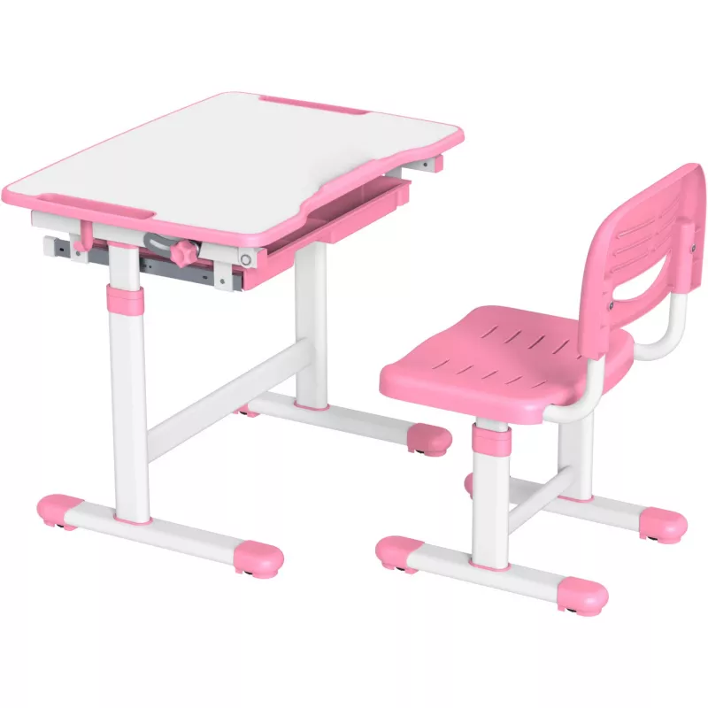 MOZOS DC-SET Adjustable Desk and Chair Set Pink