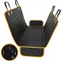 MOZOS SC-XL Pet Car Seat Protector for Dogs, Black, 147x137 cm, Oxford 600D, Waterproof, Universal Fit