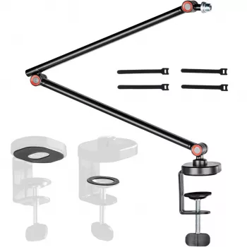 MOZOS SB44 Desktop Microphone Arm Stand Black
