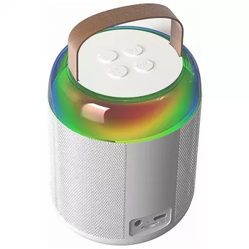 MOZOS MK White Karaoke Mikrofons Bluetooth Skaļrunis