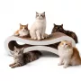 MOZOS KITTY-SPIKE Kaķu skrāpēklis un atpūtas gulta, kartons, liela, 86 cm XXL