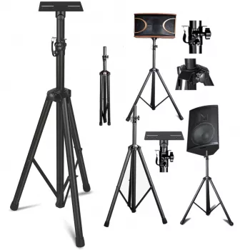 MOZOS SPK2-STAND Kolonnu skaļruņu statīvs 100 kg Melns Pāris