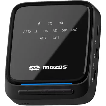MOZOS B3 aptX HD Bluetooth 5.0 raidītājs un uztvērējs ar optisko/AUX