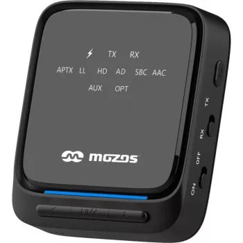 MOZOS B3 aptX HD Bluetooth 5.0 raidītājs un uztvērējs ar optisko/AUX
