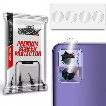GrizzGlass Camera Lens Protector for Motorola Edge 30 Neo - Tempered Glass 9H