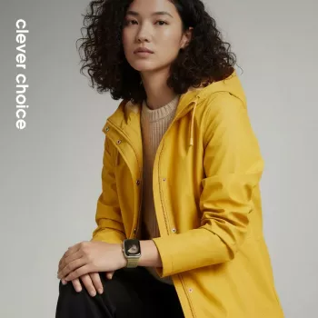 Crong Melange Magnētiskā siksniņa Apple Watch 38/40/41/42 mm (Dzeltenā melange)