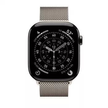 Crong Milano Steel – Nerūsējošā tērauda siksniņa Apple Watch 44/45/46/49 mm (Šampanietis)