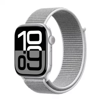 Crong Nylon Sport Loop Apple Watch 38/40/41/42 mm (Silver Grey)