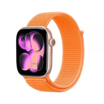 Crong Nylon Sport Loop Apple Watch 38/40/41/42 mm Oranžs