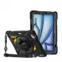 Crong Defender Plus Macīgs Vāciņš iPad Air 11 inch M3 (2025) / M2 (2024) Melns