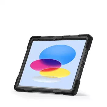 Crong Defender Plus Maciņš iPad 11 A16 (2025) / 10.9 inch (2022) Melns