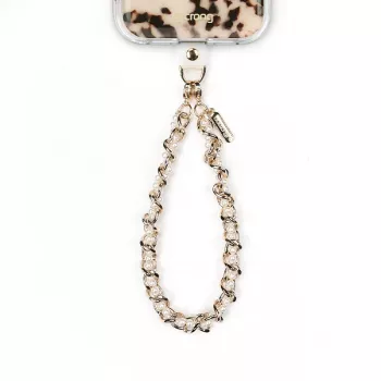Crong Phone Charm Pearl Twist - Eleganta siksniņa telefona maciņiem