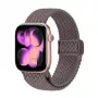 Crong Wave Band Pīta neilona siksniņa Apple Watch 38/40/41/42 mm Brūna