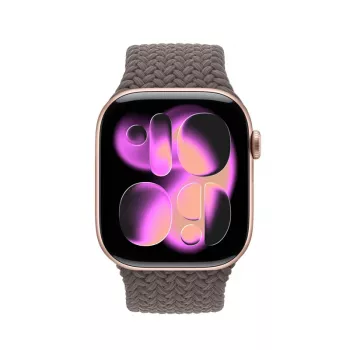 Crong Wave Band Pīta neilona siksniņa Apple Watch 38/40/41/42 mm Brūna