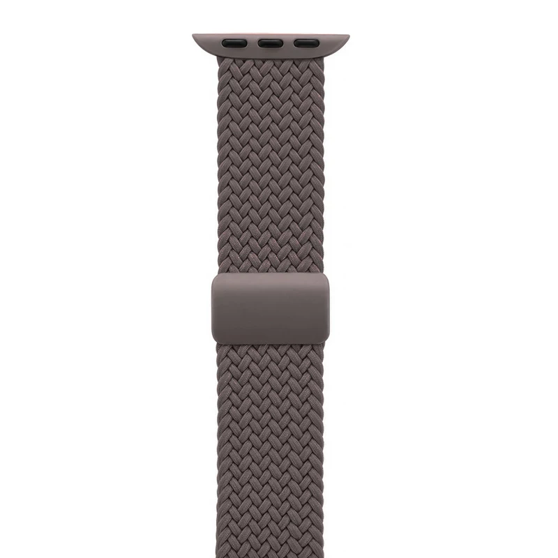 Crong Wave Band Pīta neilona siksniņa Apple Watch 38/40/41/42 mm Brūna