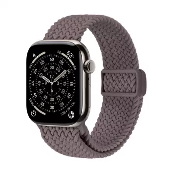 Crong Wave Band - Pīta siksniņa Apple Watch 44/45/46/49 mm (Brūna)