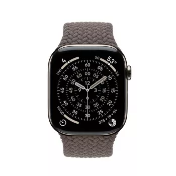 Crong Wave Band - Pīta siksniņa Apple Watch 44/45/46/49 mm (Brūna)