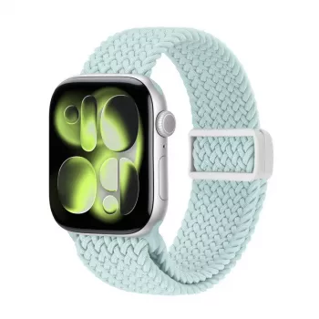Crong Wave Band Pītais Solo Loop Apple Watch 44/45/46/49 mm (Mint)